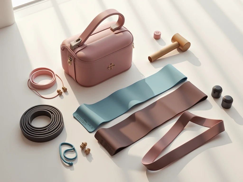 Premium resistance band set for yoga practice